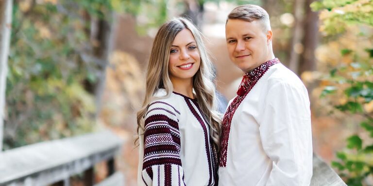 Olha & Taras Home Page Banner