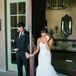 Bride and Groom Have First Touch