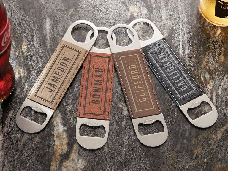 Bottle opener personalized just because gift for him