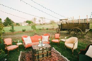 Peach and Ivory Lounge Furniture