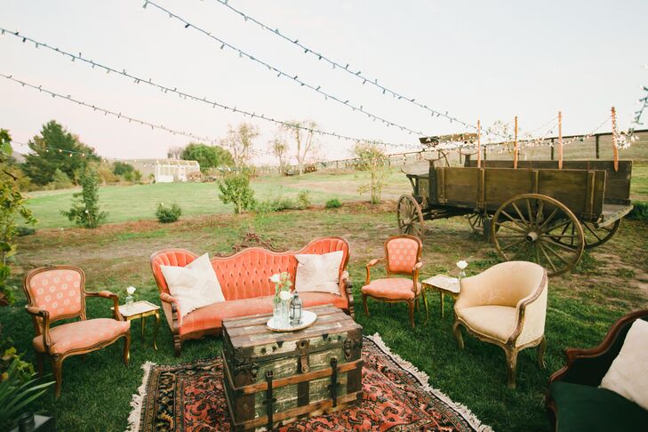 Peach and Ivory Lounge Furniture