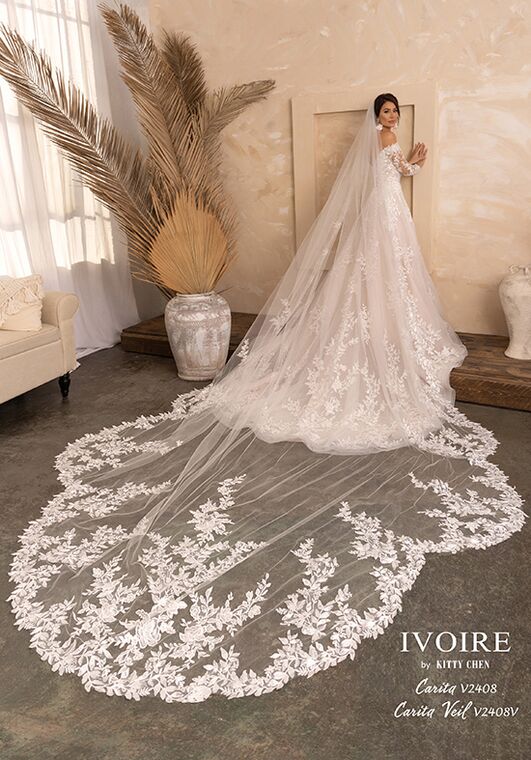 IVOIRE by KITTY CHEN CARITA, V2408 Ball Gown Wedding Dress - 2