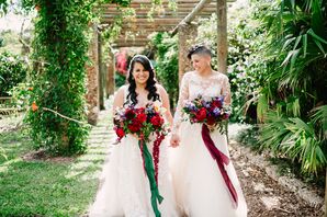 Same-Sex Wedding Portraits in Miami, Florida