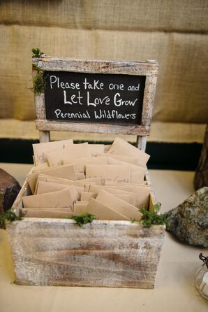 Wildflower Seed Wedding Favors in Ely, Minnesota