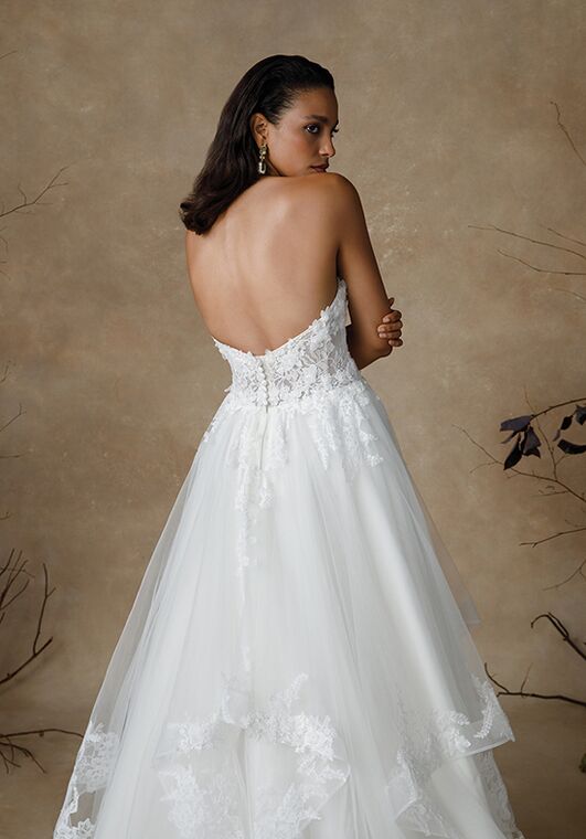 Justin Alexander Gillian Ball Gown Wedding Dress - 2