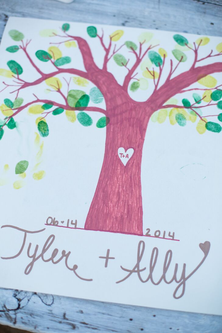 Hand-Illustrated Guest Book Alternative