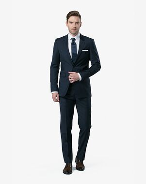 Menguin Navy Suit Blue Tuxedo