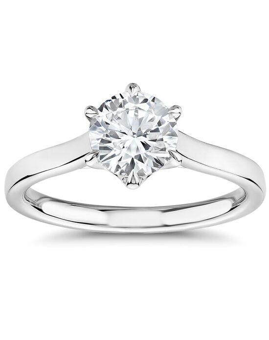 The Gallery Collection Round Cut Engagement Ring - 1