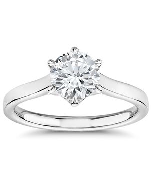 The Gallery Collection Round Cut Engagement Ring