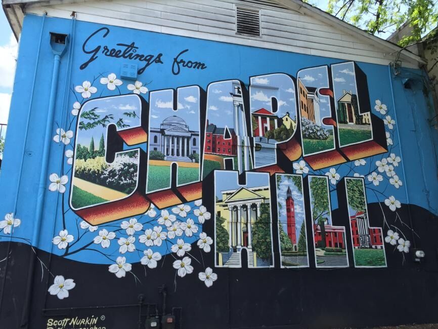 Picture of Greetings from Chapel Hill Mural