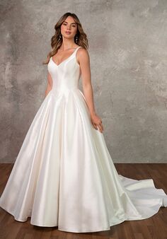 Essense of Australia D4451 Ball Gown Wedding Dress
