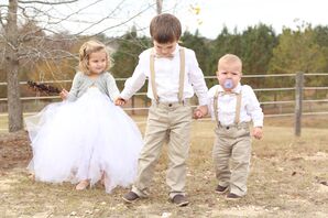 Neutral Ring Bearer and Flower Girl Attire
