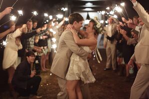 Ruthie and Rush's Sparkler Exit