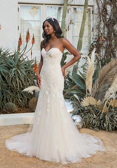 Beloved by Casablanca Bridal BL343 Opal Mermaid and Trumpet Wedding Dress