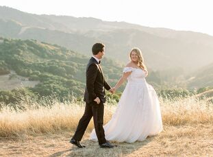 Tory and Noah selected the iconic Santa Lucia Preserve in Carmel Valley, <a href="https://www.theknot.com/content/california-wedding-planning-tips" ta