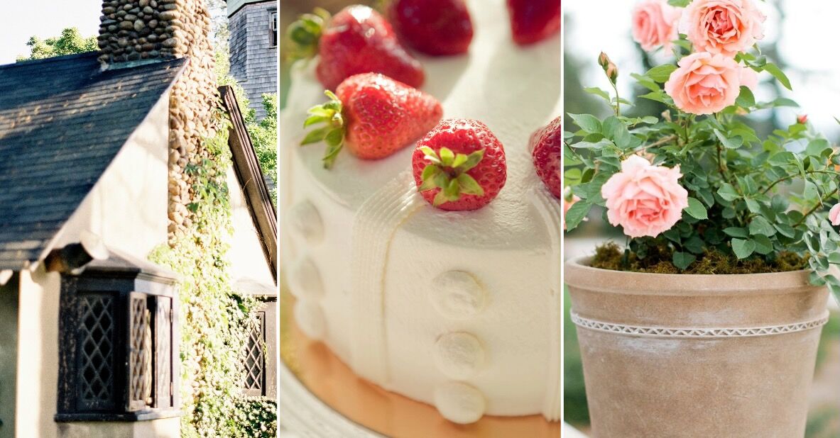 Rustic Farmhouse Strawberry Glass Mug with Straw