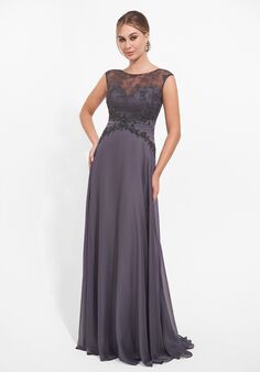 Jade Couture Mother of the Bride by Jasmine K278017 Grey Mother Of The Bride Dress