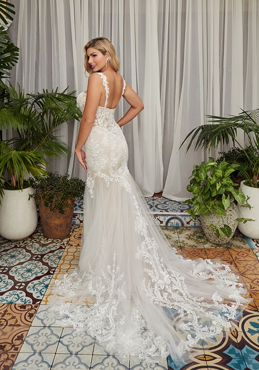 Beloved by Casablanca Bridal BL353 Fleur Mermaid Wedding Dress - 2