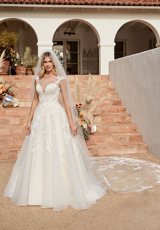 Beloved by Casablanca Bridal BL351 Mika A-Line Wedding Dress - 2