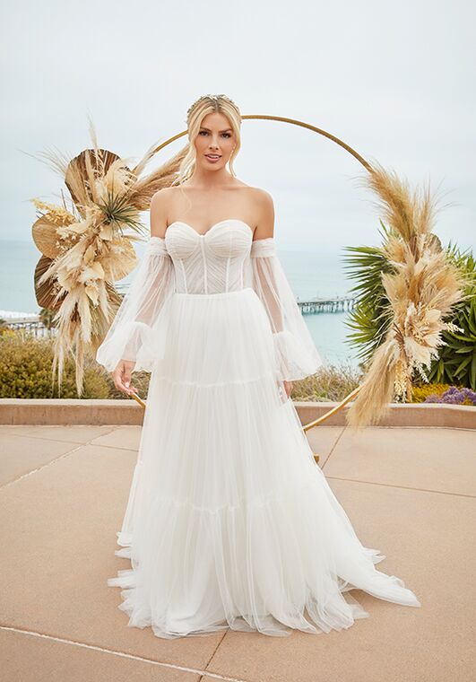 Beloved by Casablanca Bridal BL382 Carson A-Line Wedding Dress - 2