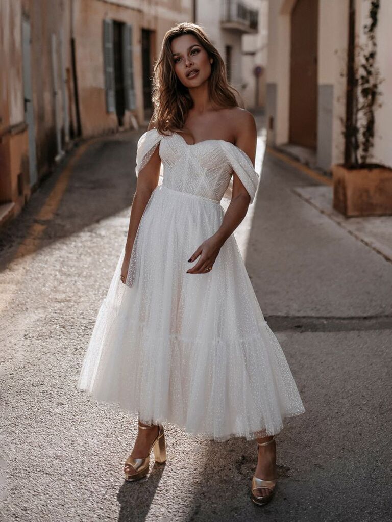 short wedding dresses high street