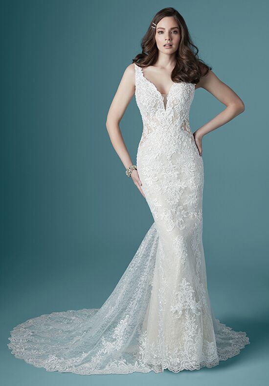 Maggie Sottero DELILAH Sheath Wedding Dress - 1