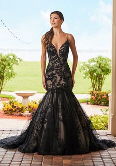Adrianna Papell Platinum 31217 Mermaid Wedding Dress