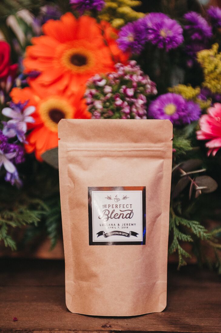 "The Perfect Blend" Guatemalan Coffee Wedding Favor
