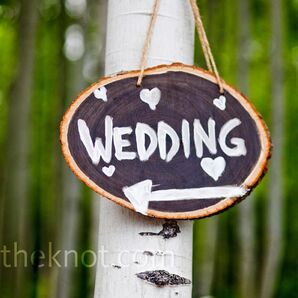 Wooden Wedding Sign