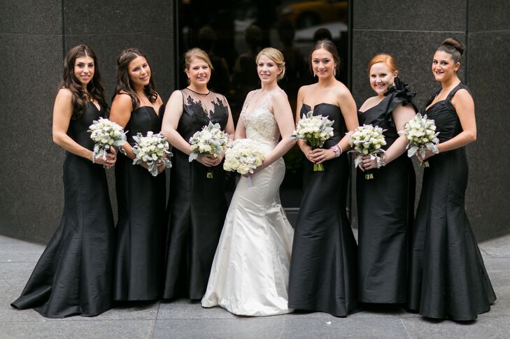 Jim Hjelm Formal Black Bridesmaid Dresses