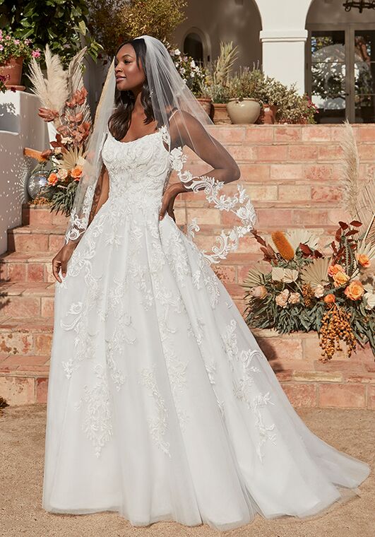 Beloved by Casablanca Bridal BL340 Topaz A-Line Wedding Dress - 2