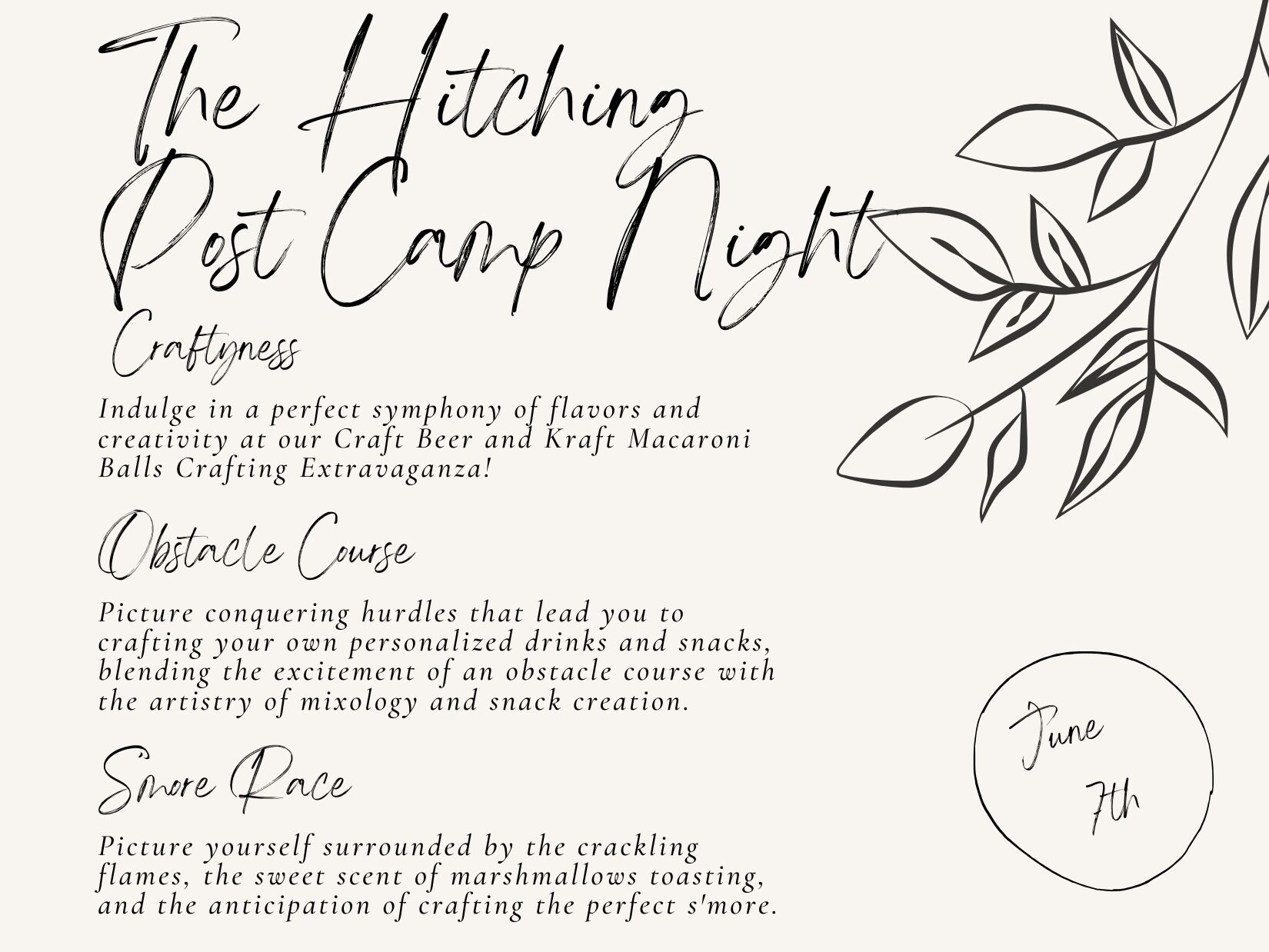 Picture of The Hitching Post Camp Night - June 7th