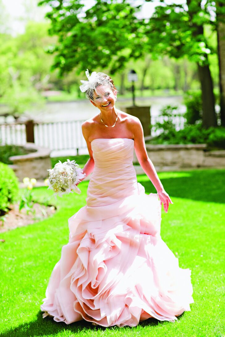 Blush Pink Wedding Gown