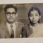 Mr. & Mrs. K.V.S and Santha Warier