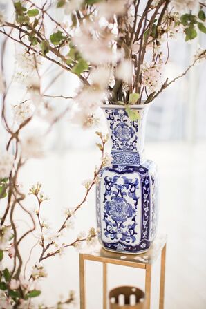 Antique  Wedding Chinoiserie at the Kimmel Center for the Performing Arts in Philadelphia, Pennsylvania