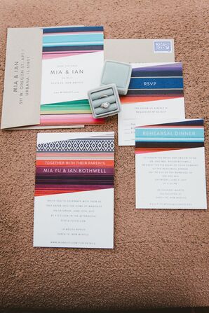 Colorful Southwest-Inspired Wedding Invitations