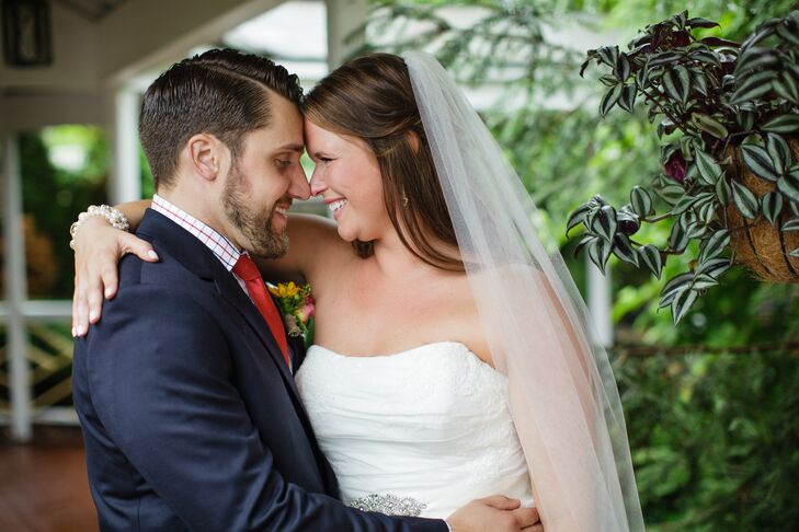 Marisa Hudson (28 and a director of administration) and Evan Hudson (27 and a sales consultant) got married on the Fourth of July, so they ran with th