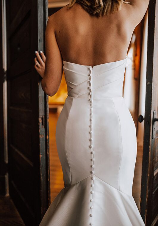 Essense of Australia D3340 Fit-and-Flare Wedding Dress - 2