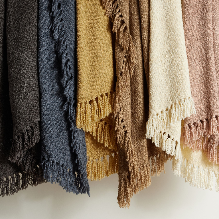 Pottery Barn Dreamy Handwoven Fringe Throw for your wedding registry