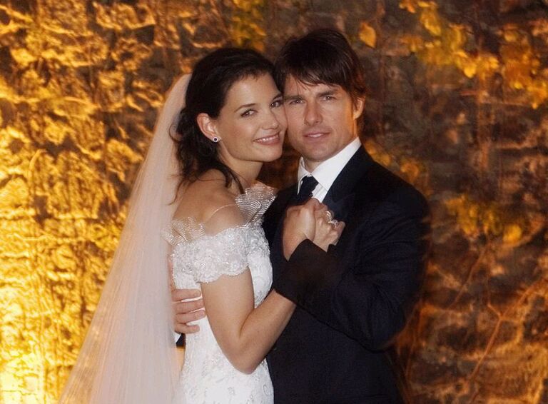 katie holmes tom cruise wedding photo