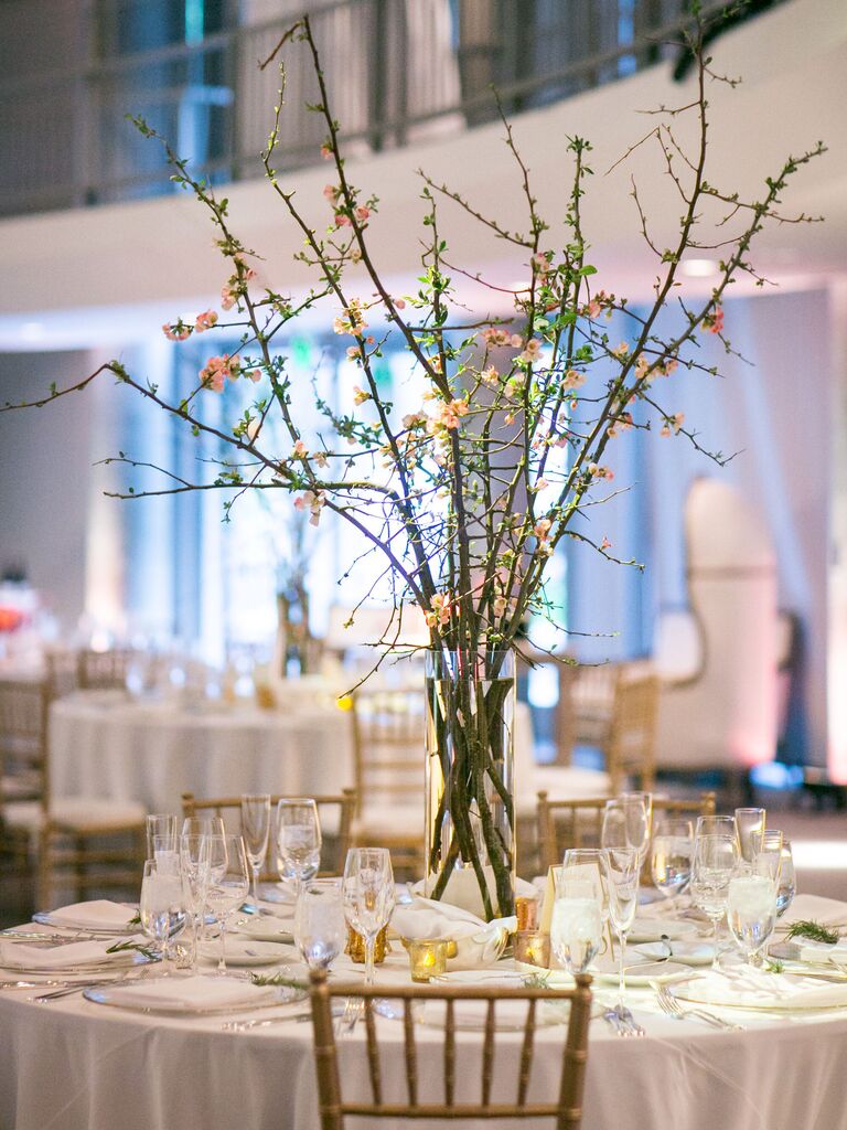 Wedding Centerpieces Tall Branches