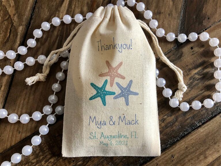 25  Brilliant starfish key chain wedding favors beach theme party bridal shower 