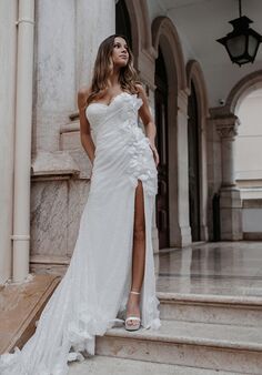 Abella Vera- E469 Sheath Wedding Dress