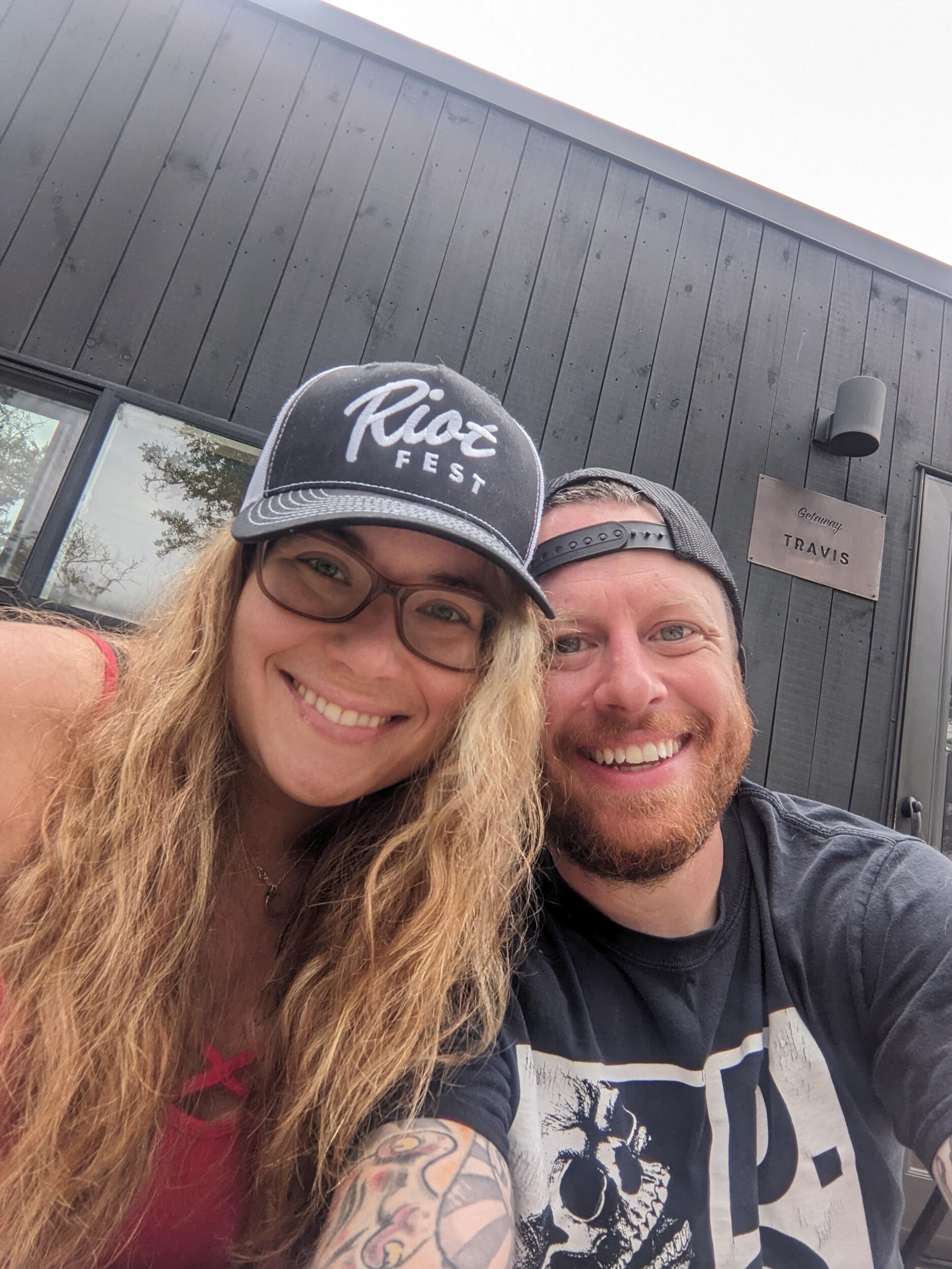 Sam and Amanda's first road trip. They rent a tiny cabin near Wimberley and glamp for the July 4th weekend. To this day, they still talk about the breakfast hash that Sam made with campfire leftovers. On this trip, they continue to realize how they share a lot of the same values around family, career, love, etc.