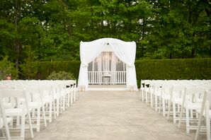 Saphire Estate Intimate Garden Ceremony