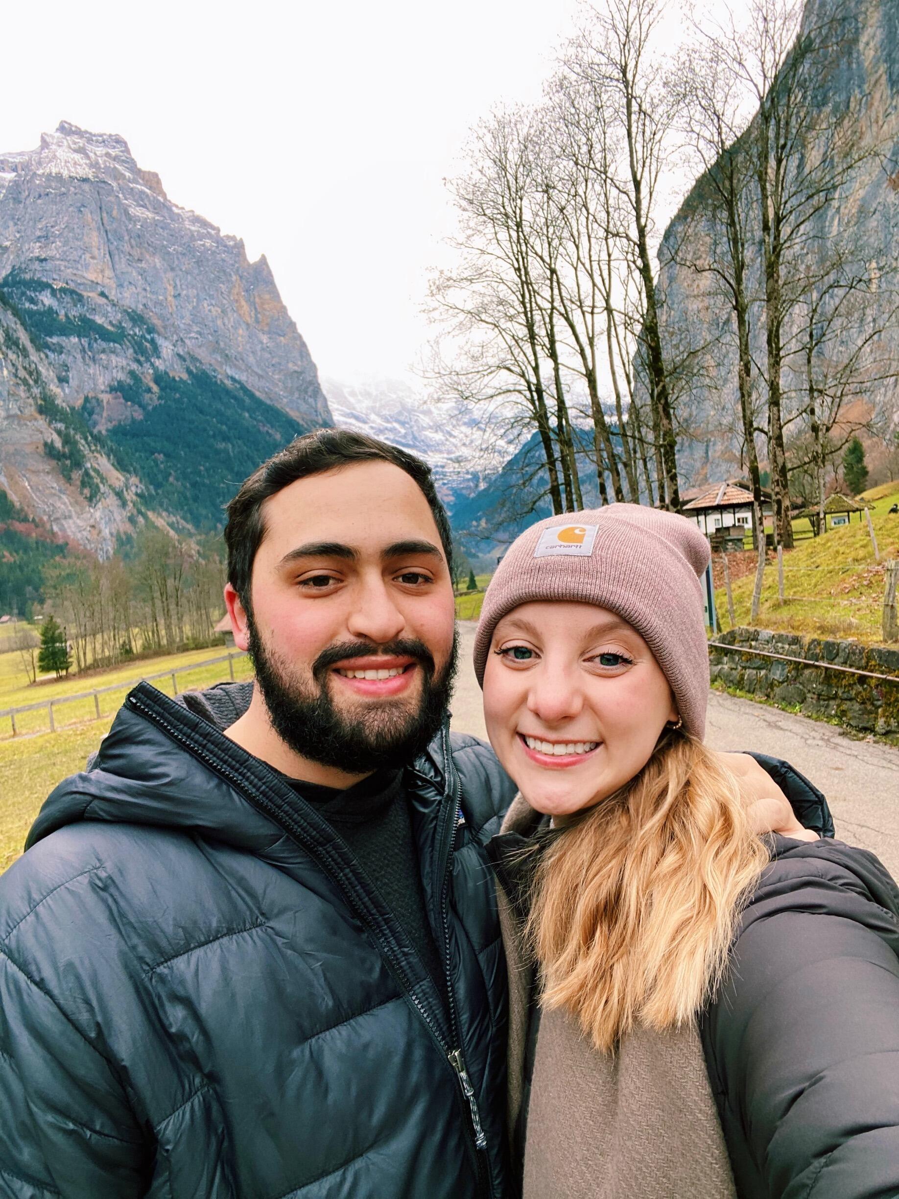 Max visiting Julia during her study abroad