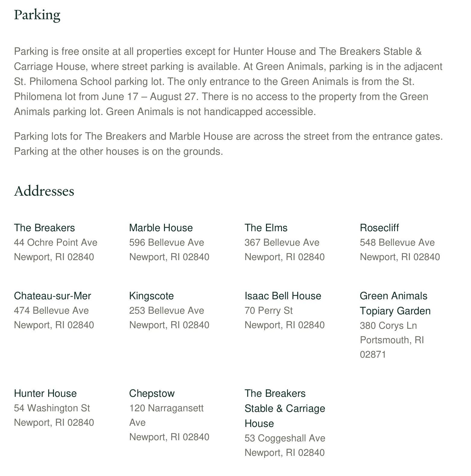 Picture of Newport Mansions Preservation Society