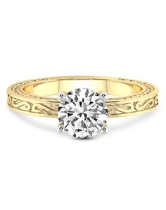 Friendly Diamonds Vintage Princess, Asscher, Cushion, Emerald, Heart, Marquise, Pear, Radiant, Round, Oval Cut Engagement Ring
