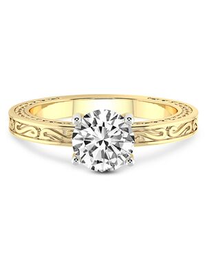 Friendly Diamonds Vintage Princess, Asscher, Cushion, Emerald, Heart, Marquise, Pear, Radiant, Round, Oval Cut Engagement Ring