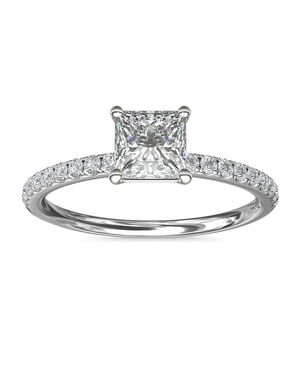 Blue Nile Princess Cut Engagement Ring